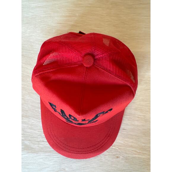 Vintage Eagles Band Red A-Frame USA Made Trucker Hat - Picture 2 of 7